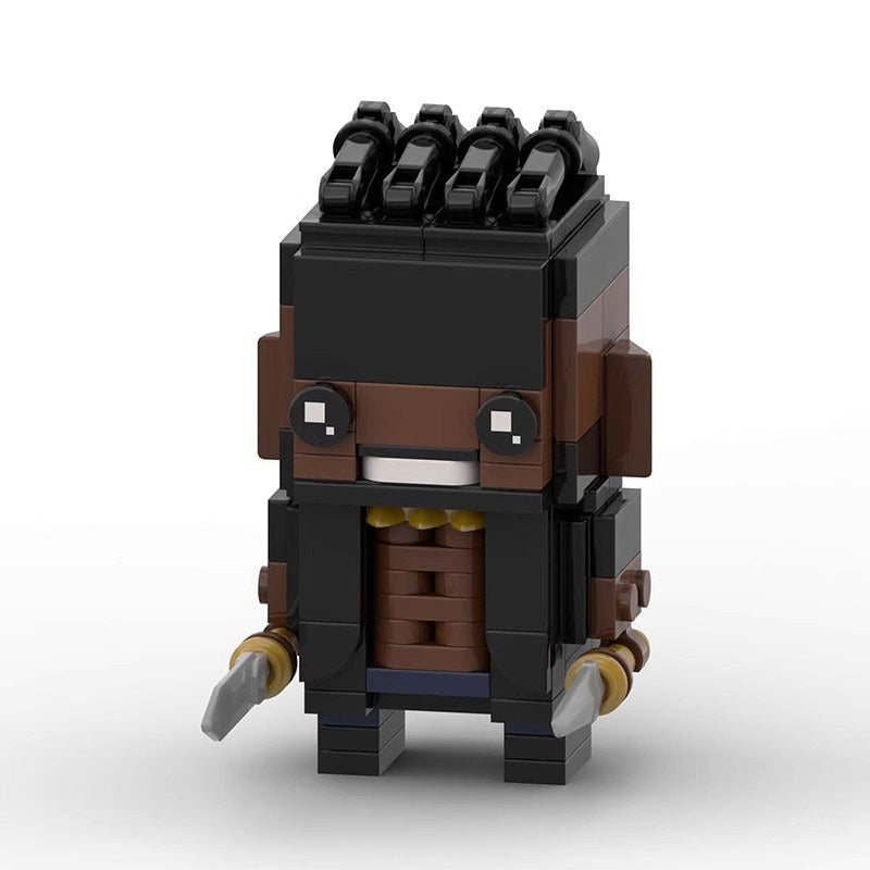 Comic Book Superhero BrickHeadz Building Kit | Cinematic Hero LEGO-Compatible MOC - 14
