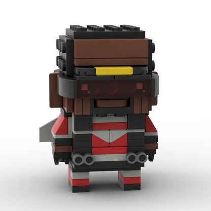Comic Soldier Hawk and Winter Hero Building Kit | LEGO-Compatible MOC - 16