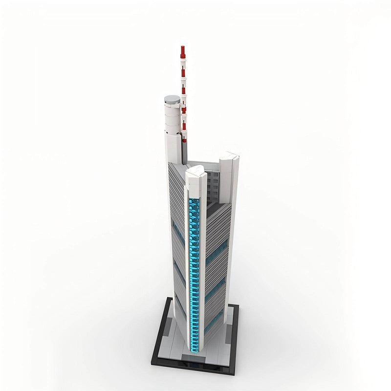 Commerzbank Tower Frankfurt Skyscraper Building Kit | LEGO-Compatible MOC - 1