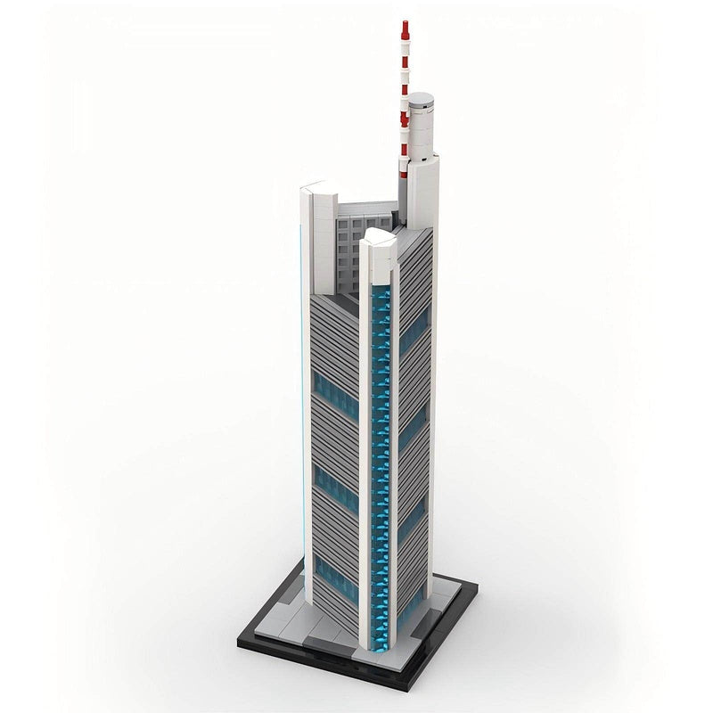 Commerzbank Tower Frankfurt Skyscraper Building Kit | LEGO-Compatible MOC - 3