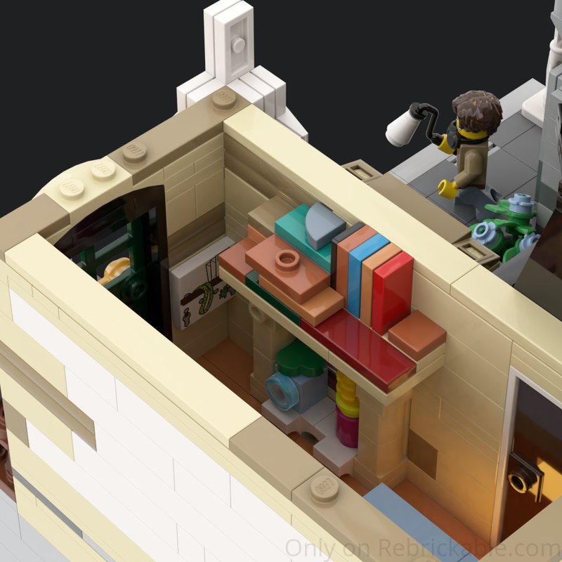 Community Square Building Kit | LEGO-Compatible MOC - 4