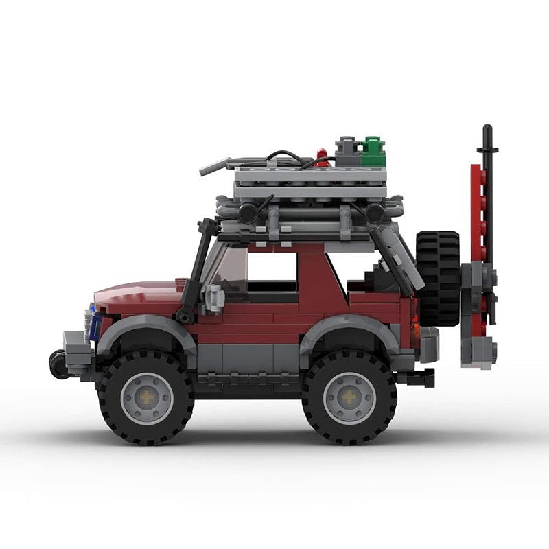 Compact Off-Road Expedition SUV Building Kit | 6-Stud Wide LEGO-Compatible MOC - 2