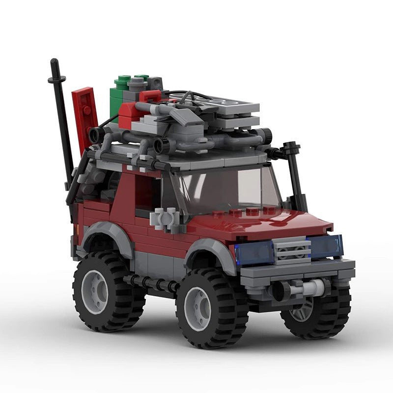 Compact Off-Road Expedition SUV Building Kit | 6-Stud Wide LEGO-Compatible MOC - 4