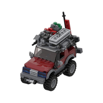 Compact Off-Road Expedition SUV Building Kit | 6-Stud Wide LEGO-Compatible MOC - 5