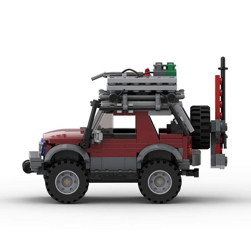 Compact Off-Road Expedition SUV MOC Building Kit | Adventure Vehicle Model - 3