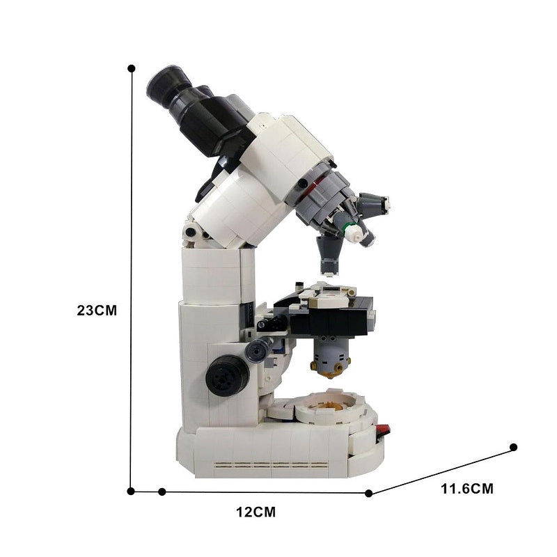 Compound Microscope MOC Building Kit | Scientific Display Model - 5