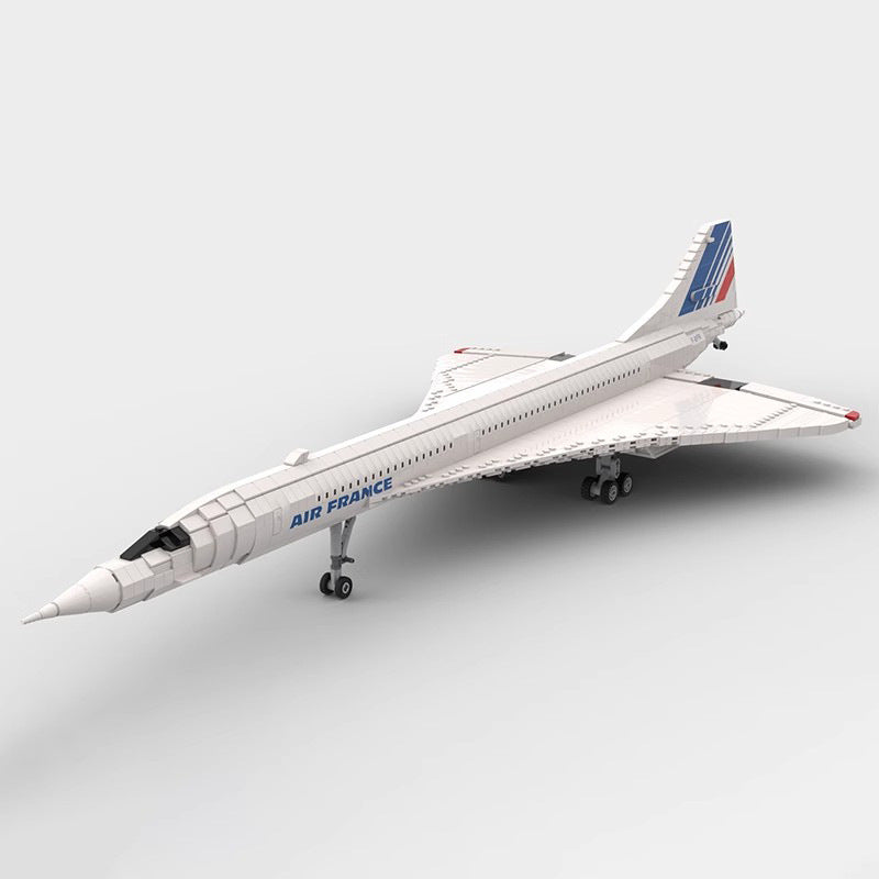 concorde aircraft moc building set | 1:72 scale | moc-131272 - 2