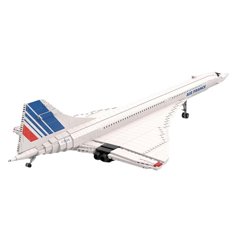 concorde aircraft moc building set | 1:72 scale | moc-131272 - 3