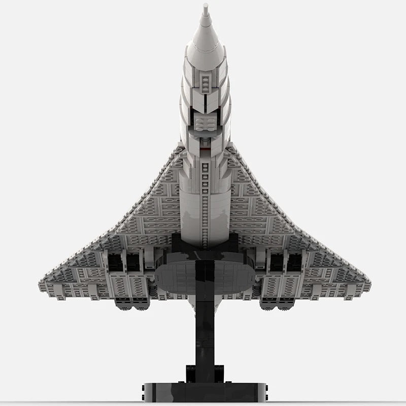 concorde tailless aircraft building set | moc-100783 - 3