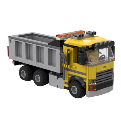 Construction Tipper Building Kit | LEGO-Compatible MOC - 1