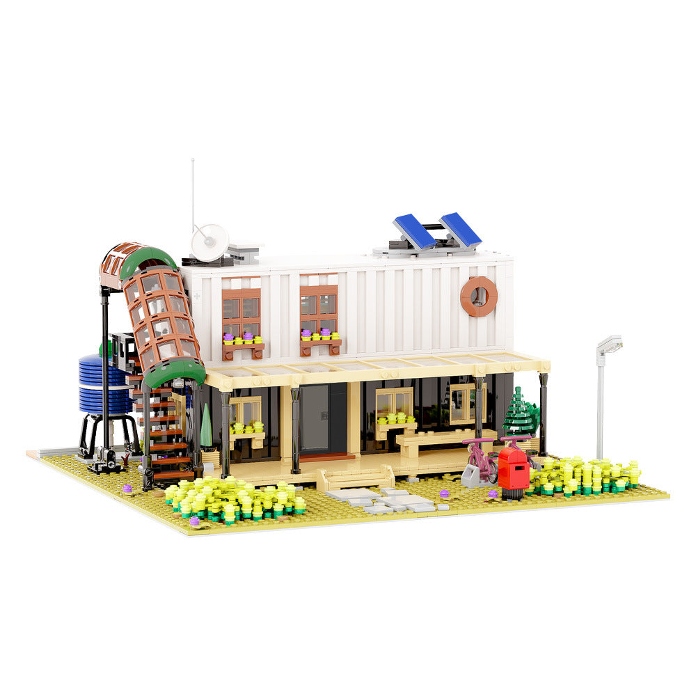 Container House II Building Kit | LEGO-Compatible MOC - 3