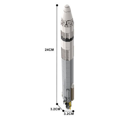 Convair Atlas-Centaur SLV-3D Building Kit | LEGO-Compatible MOC - 4