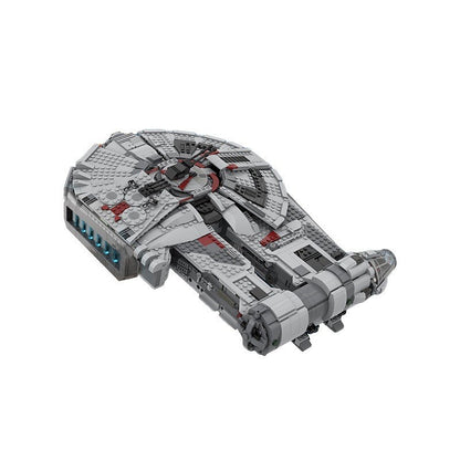 Corellian-Style Space Light Freighter Building Kit | LEGO-Compatible MOC - 1