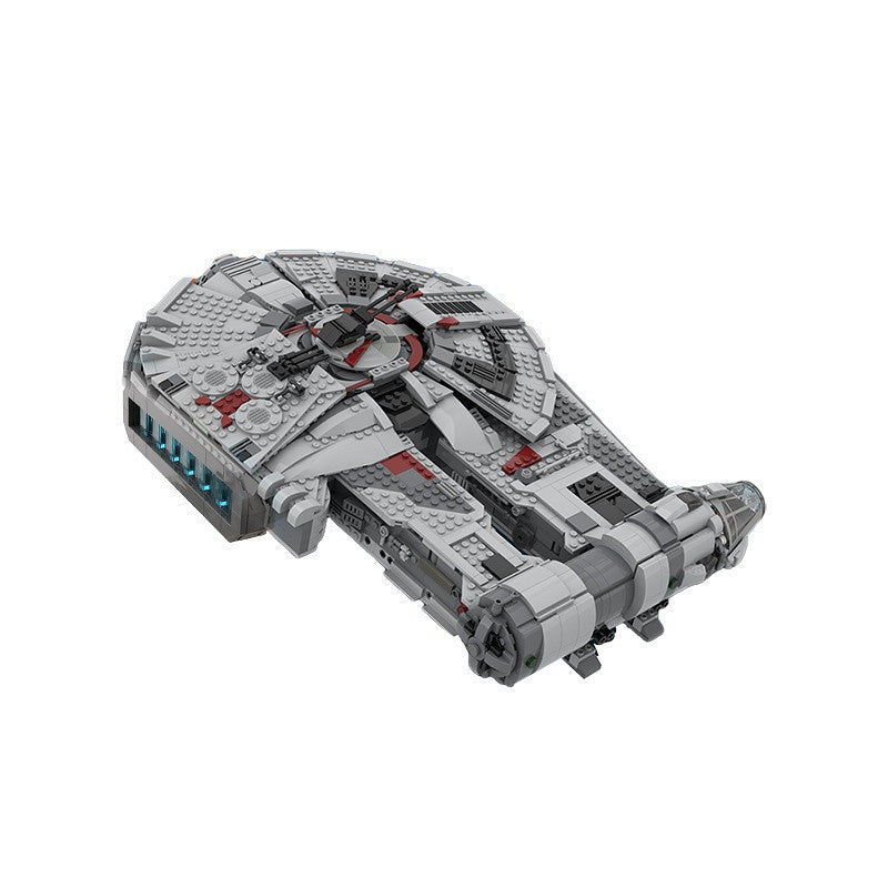 Corellian-Style Space Light Freighter Building Kit | LEGO-Compatible MOC - 4