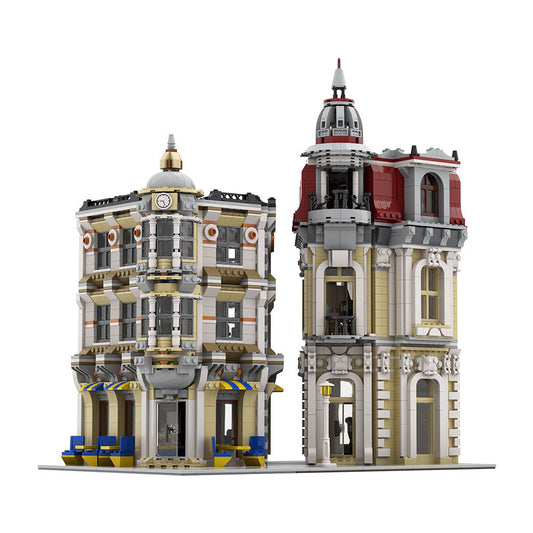 Corner Alley MOC Building Kit | LEGO-Compatible MOC - 1