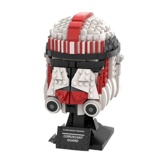 coruscant guard helmet building set | moc-98153 - 5