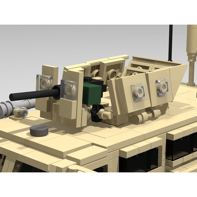 Cougar 6x6 Mine-Resistant Armored Tactical Vehicle MOC Building Kit - 4
