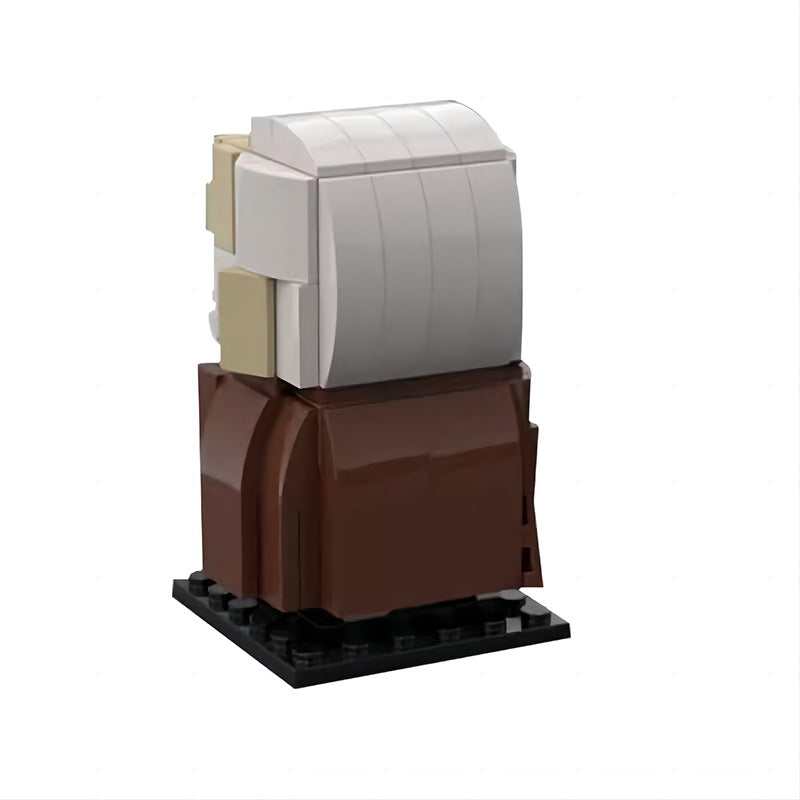 count dooku brickheadz building set | star wars | moc-72198 - 2