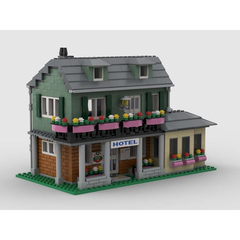Country Hotel Guesthouse MOC Building Kit - 2