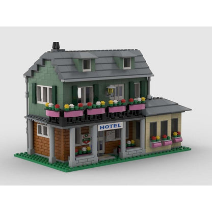 Country Hotel Guesthouse MOC Building Kit - 2