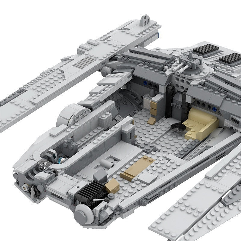 Covert Galactic Space Haulcraft MOC Building Kit - 4