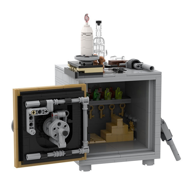 Cowboy Safe Decryption Box MOC Mechanical Puzzle Building Kit - 4