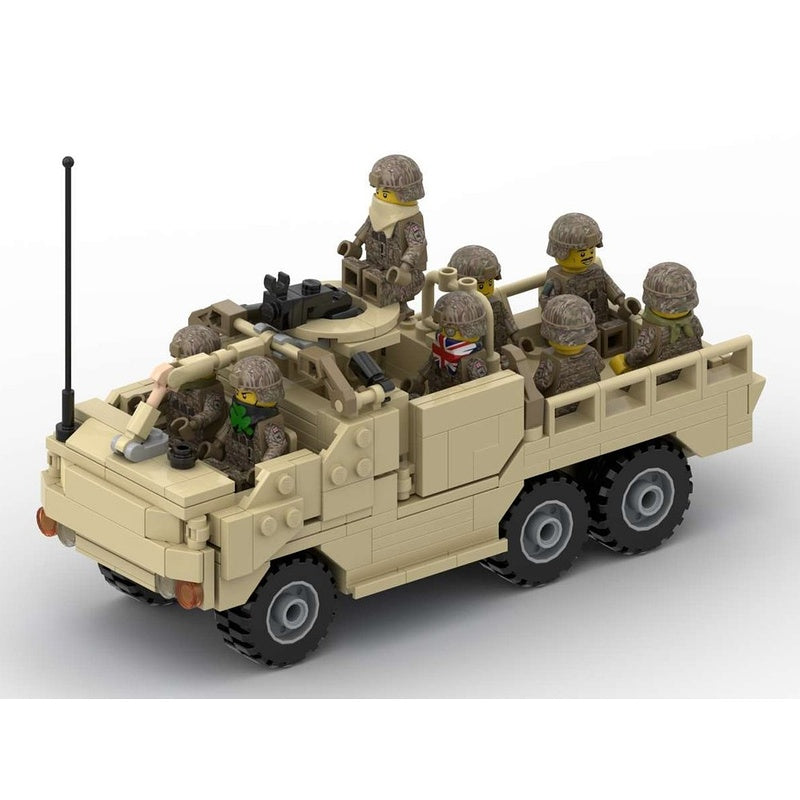 Coyote TSV Light 6x6 Tactical Support Vehicle MOC Building Kit - 3