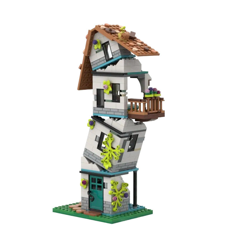 Cozy Fairytale Tower Building Kit | LEGO-Compatible MOC - 2