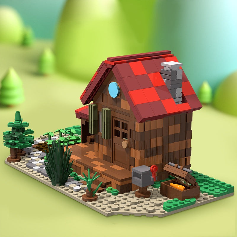 Cozy Pixel Farmhouse Building Kit | LEGO-Compatible MOC - 2