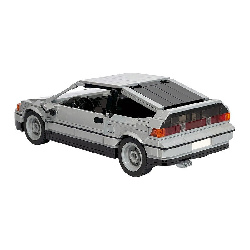 CR-X Compact Sport Hatchback MOC Building Kit | Classic Car Model - 3
