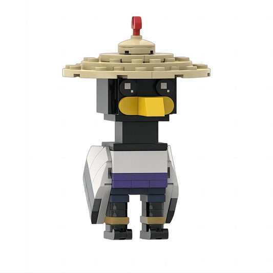 crane brickheadz building kit | kung fu panda | moc-178335 - 1