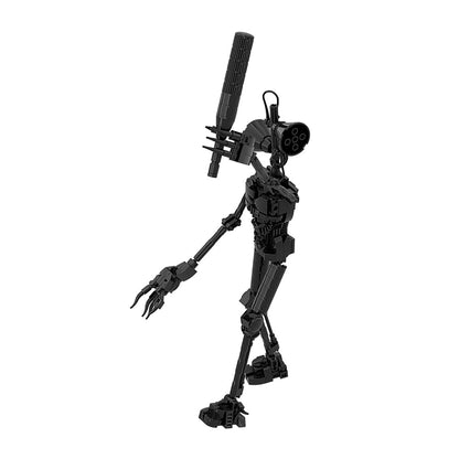 creepy tall Siren monster character building set - 3