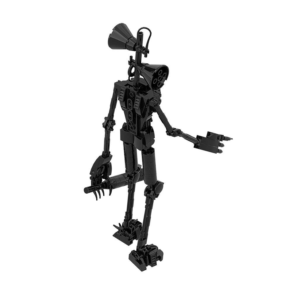 creepy tall Siren monster character building set - 5