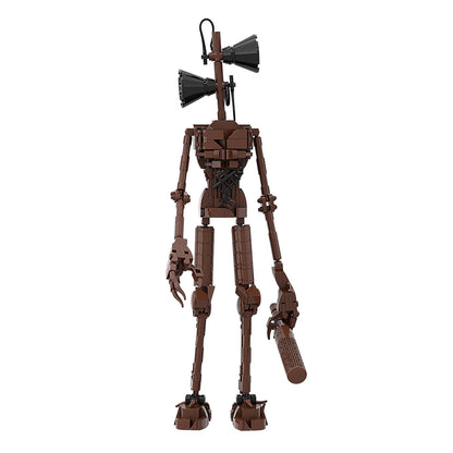 creepy tall Siren monster character building set - 7