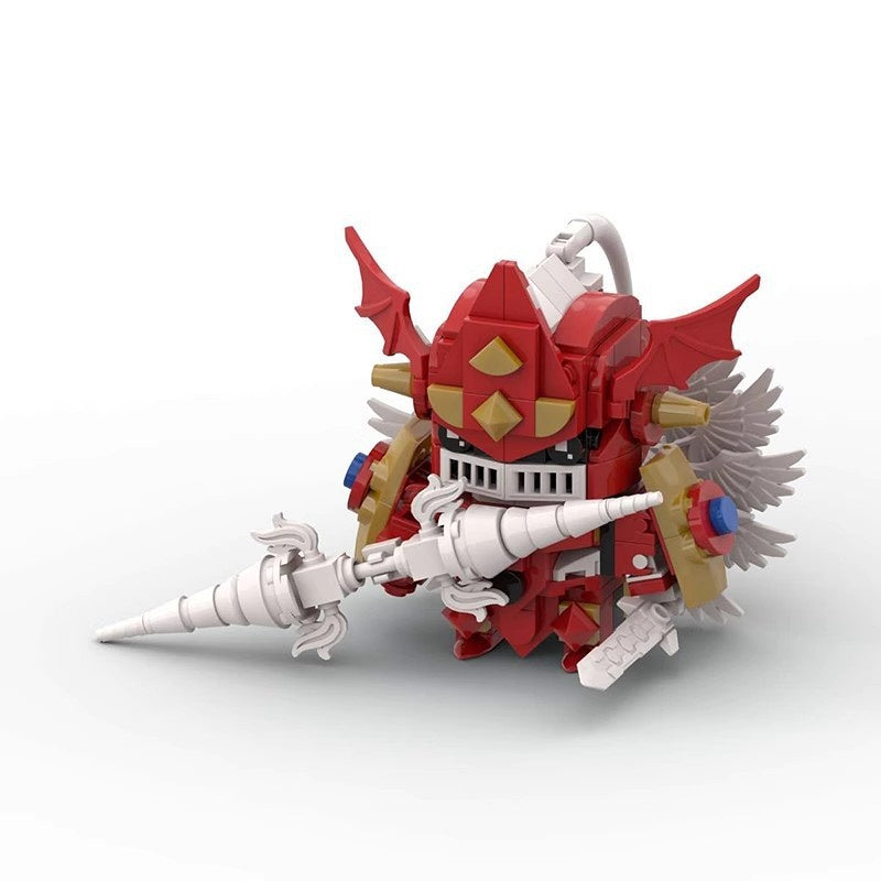 Crimson Holy Knight BrickHeadz Building Kit | LEGO-Compatible MOC - 3