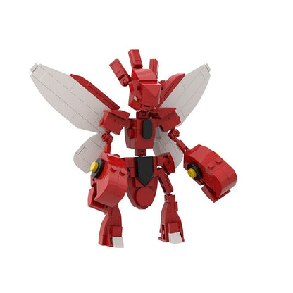 Crimson Pincer Mantis MOC Animal Model Building Kit | Insect Creature - 1