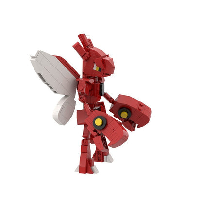 Crimson Pincer Mantis MOC Animal Model Building Kit | Insect Creature - 2