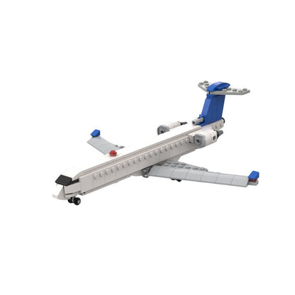 CRJ 700 Regional Jet Airliner Building Kit | 1:125 Scale LEGO-Compatible MOC - 1