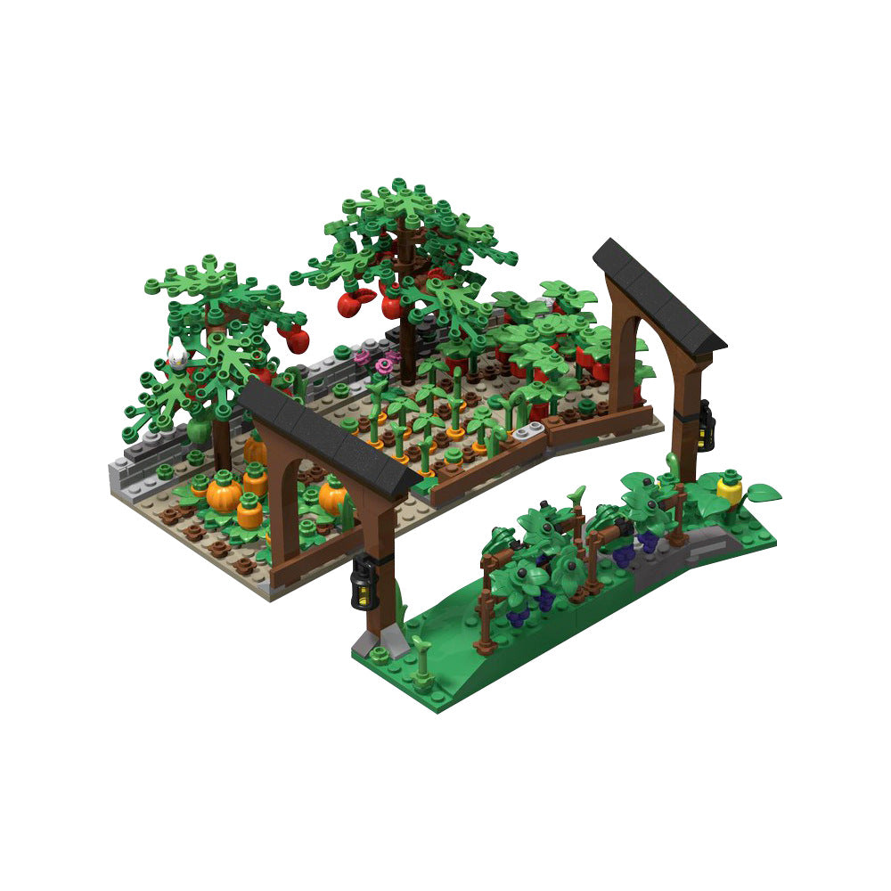 Crop field or Garden Building Kit | LEGO-Compatible MOC - 1