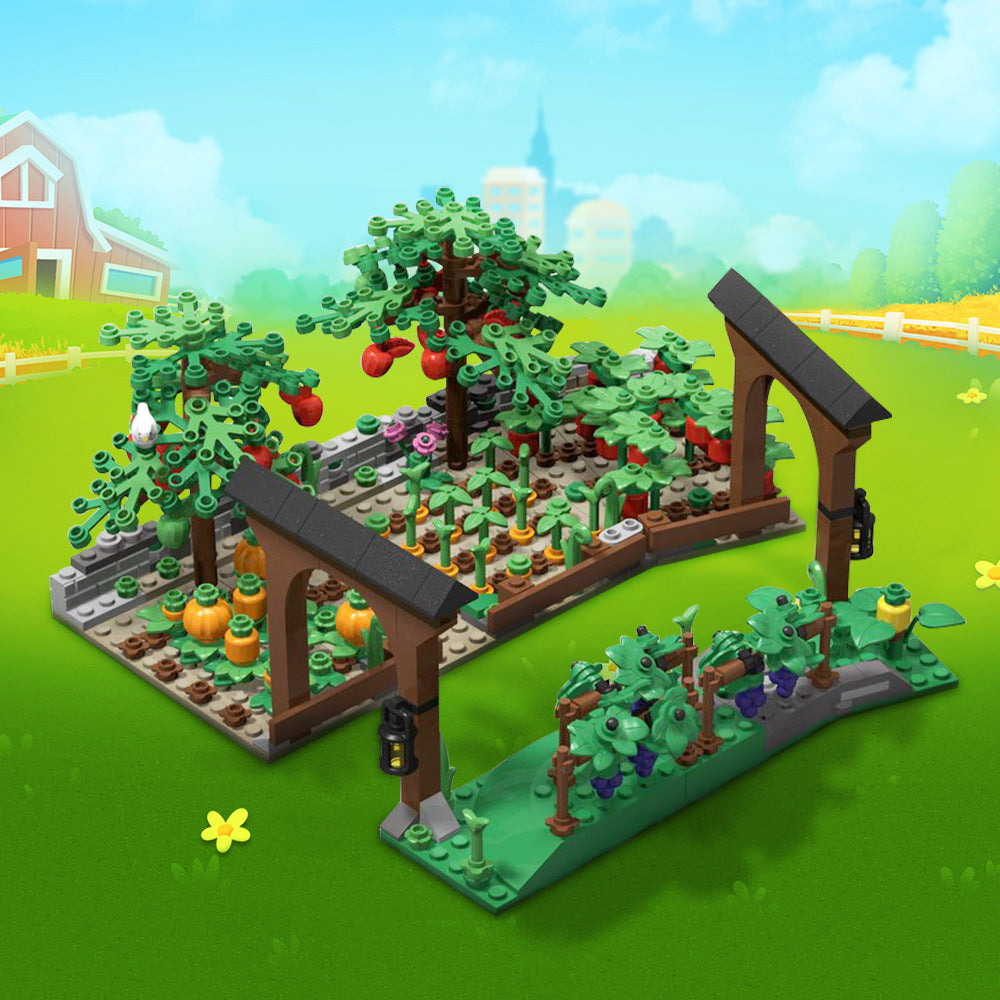 Crop field or Garden Building Kit | LEGO-Compatible MOC - 2