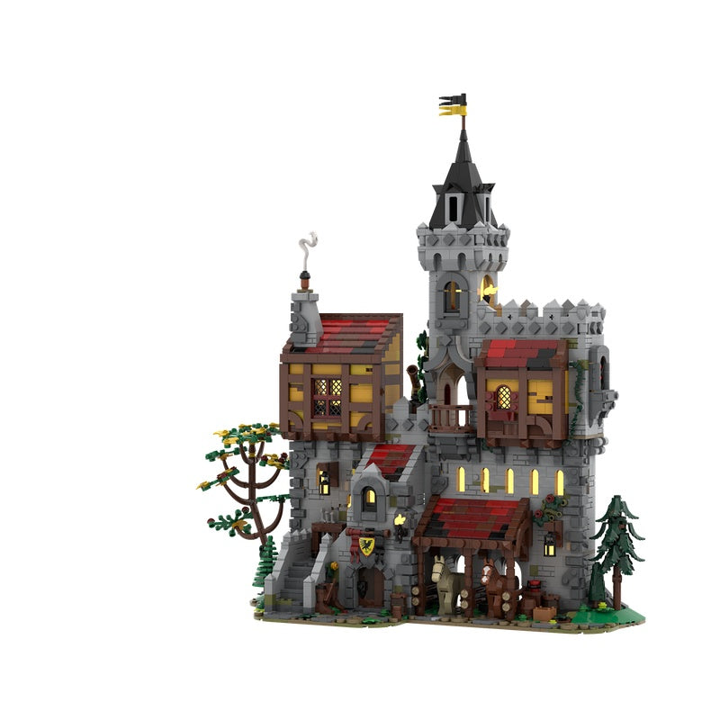 Crow Lord's Fantasy Tower Castle MOC Building Kit - 3