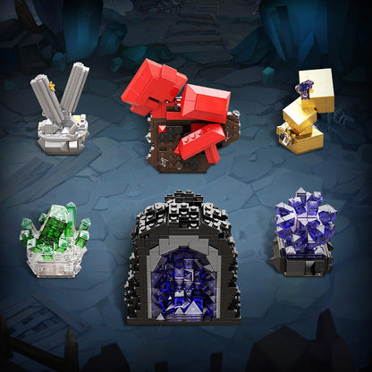 Crystal Display Stand MOC Building Kit | Decorative Art Model - 2