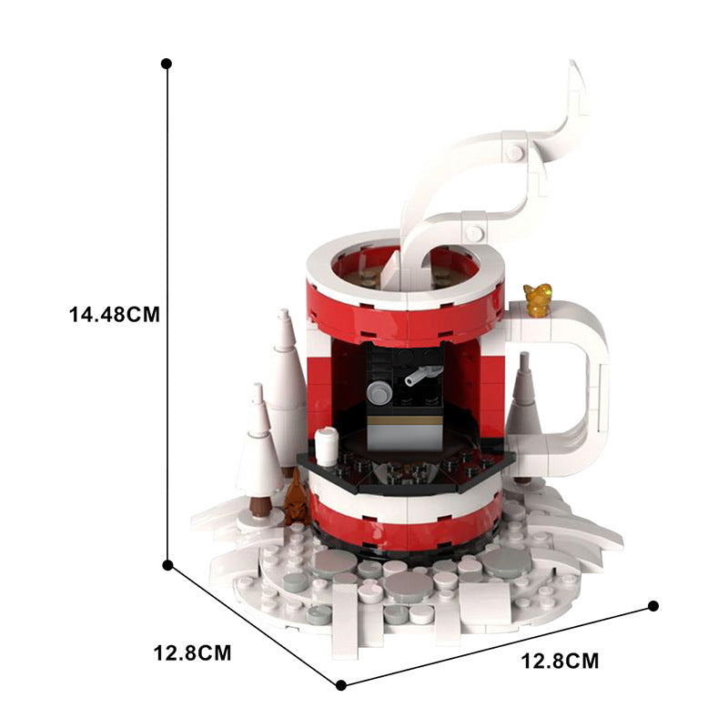 Cup-o-Jolly Java Stand Building Kit | LEGO-Compatible MOC - 4