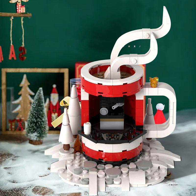 Cup-o-Jolly Java Stand MOC Building Kit | Mini Coffee Shop Display - 2