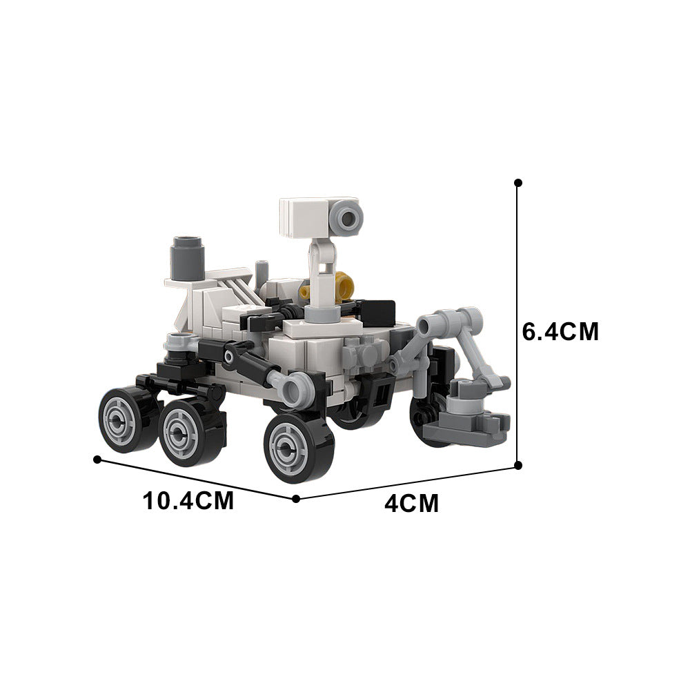 curiosity rover building set | 1:45 scale | moc-150447 - 4