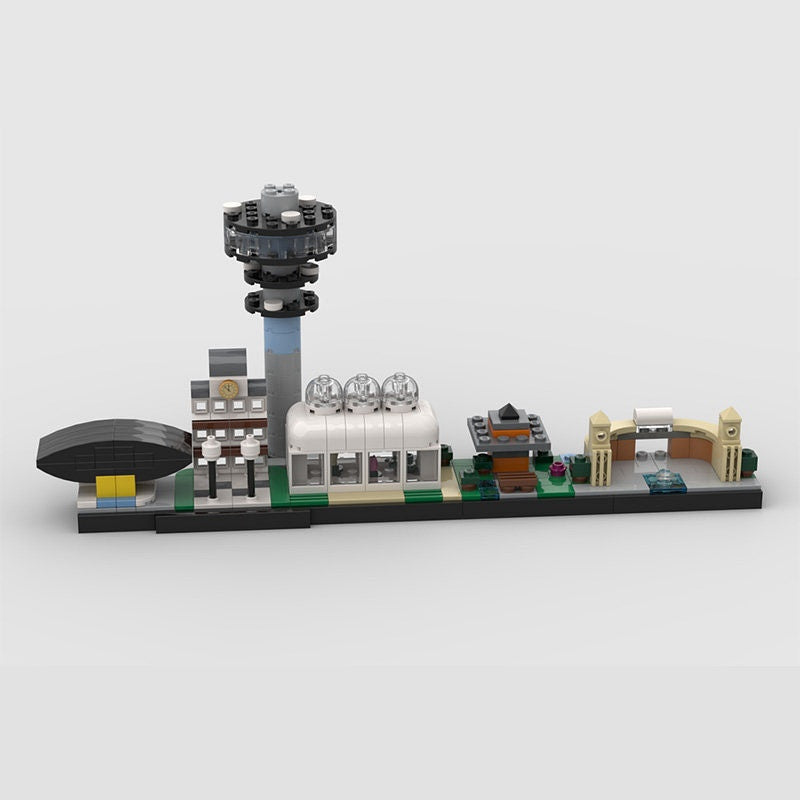 Curitiba Skyline Brazil City Building Kit | LEGO-Compatible MOC - 1