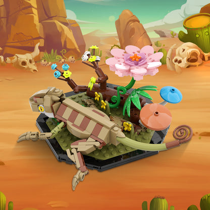 curly-tailed sand lizard building set | reptiles | lego compatible - 2