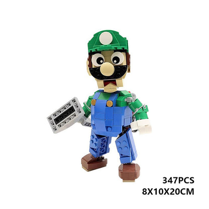 custom luigi moc building set | super mario | moc-13506 - 4