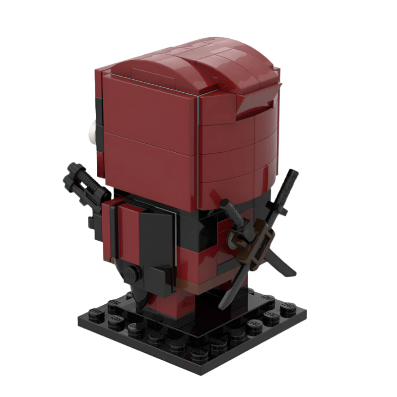 custom marvel deadpool moc brickheadz | moc-36263 - 2