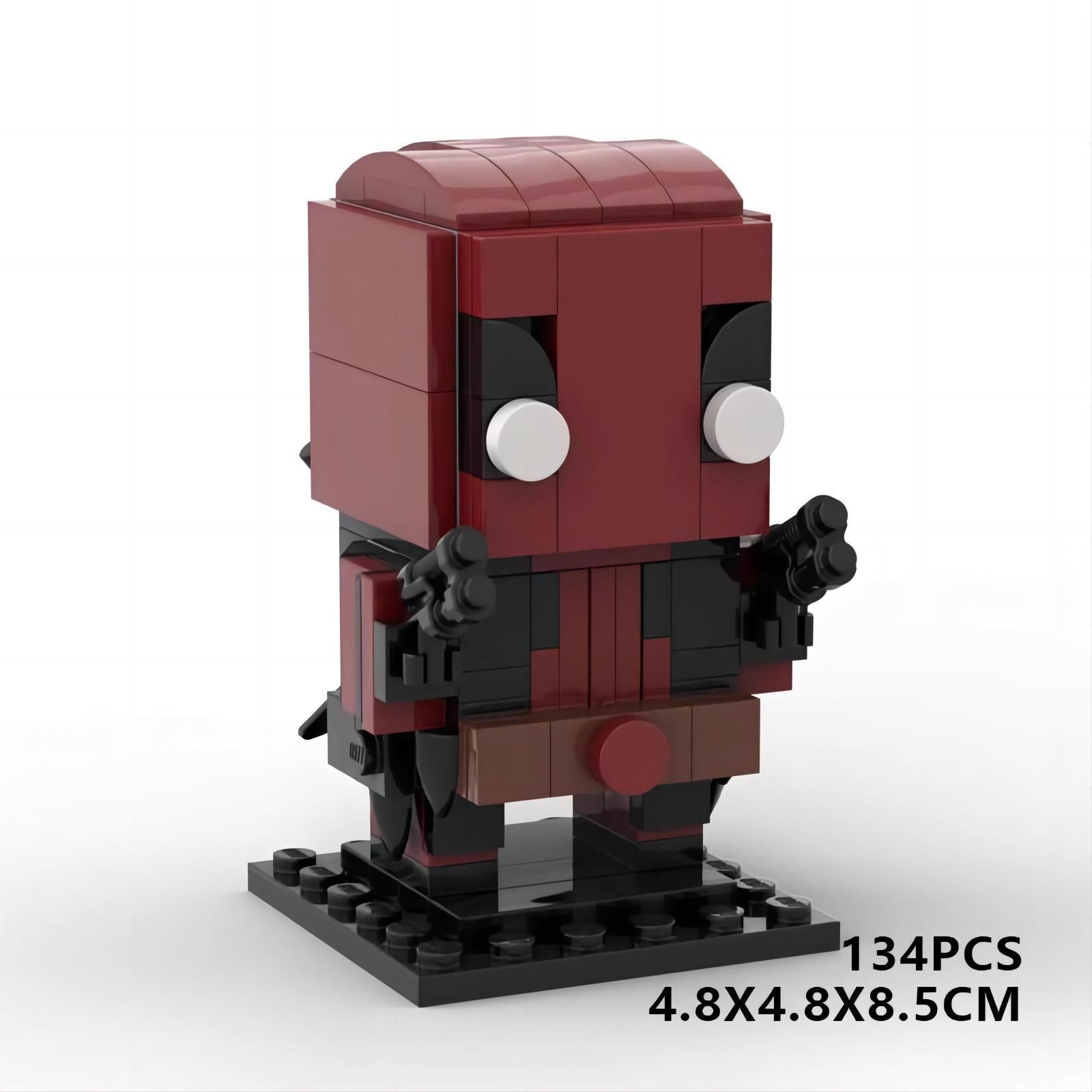 custom marvel deadpool moc brickheadz | moc-36263 - 4